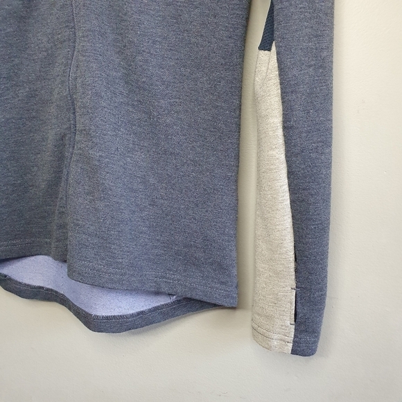 GYMSHARK Impulse Zip Hoodie Blue/Gray Women's Size S - Picture 4 of 10